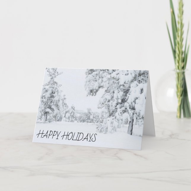 Tarjeta Invierno de Colorado (Anverso)