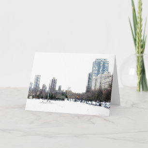 Tarjeta Invierno en Chicago
