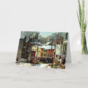 Tarjeta Invierno en Gloucester, Massachusetts