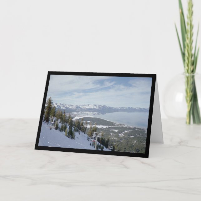 Tarjeta Invierno en la canción de Tahoe- del solenoide. (Anverso)