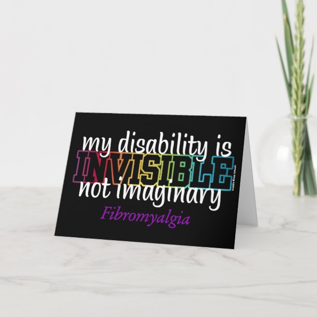 Tarjeta INVISIBLE...Fibro (Anverso)