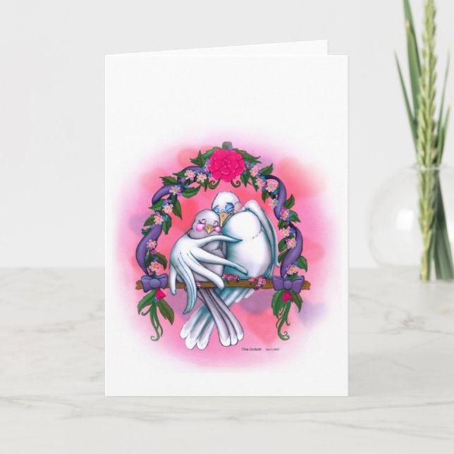 Tarjeta Invitación/celebración blancas de la boda de las (Anverso)