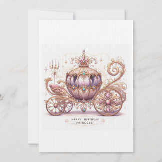 Tarjeta invitación Cumpleaños Princess 