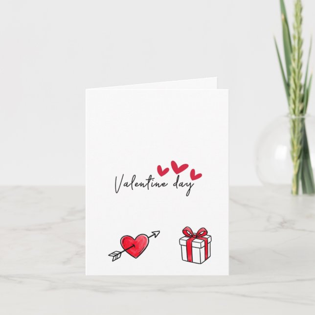 Tarjeta Invitations & Stationery > Valentine's Day Cards (Anverso)
