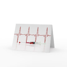 Inyección con corazones rojos