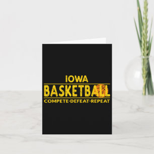 Tarjeta Iowa Bysketbyll - Repetir la derrota competencia