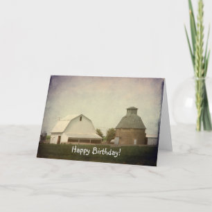 Tarjeta ¡Iowa que cultiva, feliz cumpleaños!
