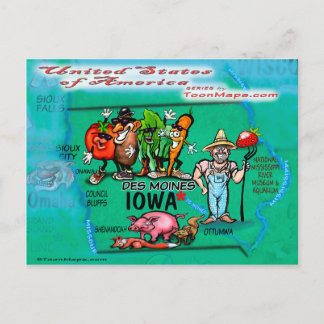 Tarjeta Iowa USA
