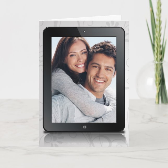 Tarjeta IPad Guardar la fecha (Anverso)