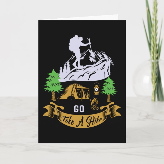 Tarjeta Ir a hacer una excursión (Anverso)