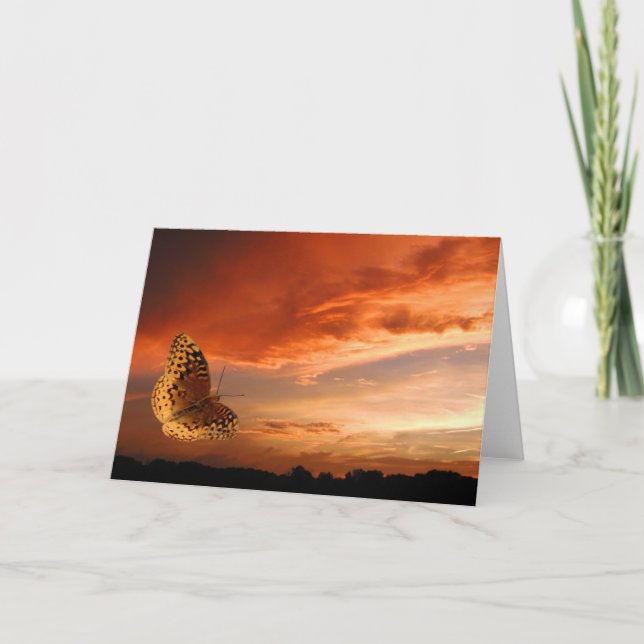 Tarjeta Ir volando (Anverso)