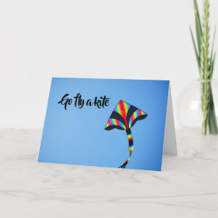 Tarjeta Ir Volar Una Cometa