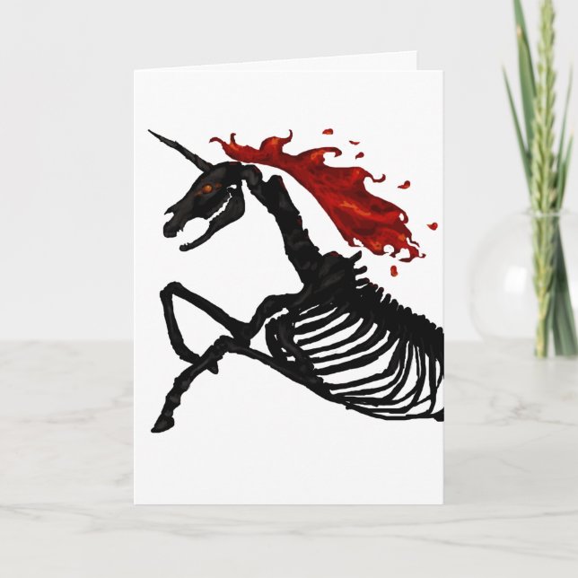 Tarjeta Ira - Esqueleto de Unicornio (Anverso)