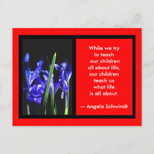 Tarjeta Iris 2 marcosEl MUSEO Zazzle Regalos Rojo
