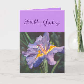 Tarjeta Iris Birthday