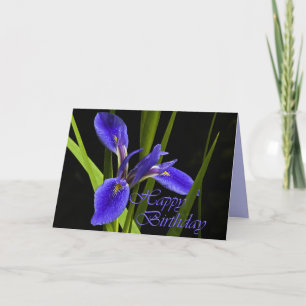 Tarjeta Iris del feliz cumpleaños