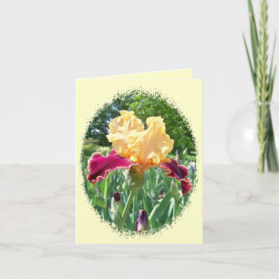 Tarjeta Iris hermoso Notecard
