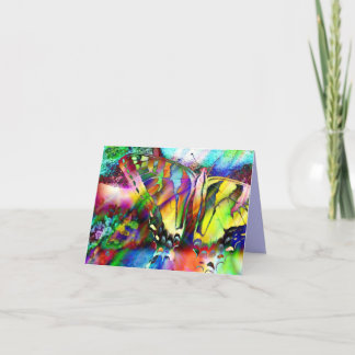 Tarjeta Iris Swallowtail