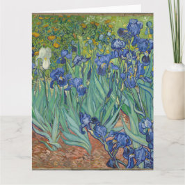 Tarjeta Irises de Vincent Van Gogh