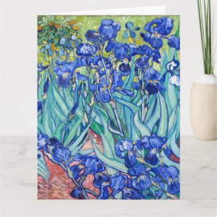 Tarjeta Irises Vincent van Gogh