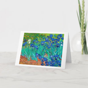 Tarjeta Irises, Vincent van Gogh
