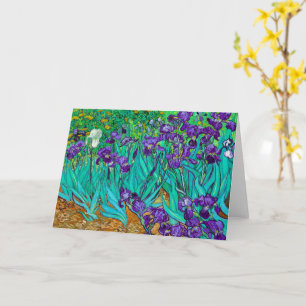 Tarjeta Irises, Vincent van Gogh
