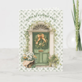 Tarjeta Irish Front Door | St Patrick's Day Irish Blessing