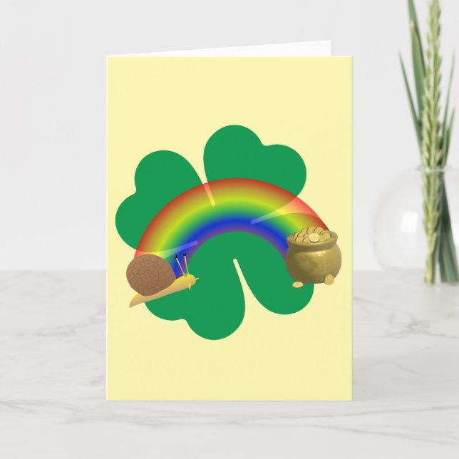 Tarjeta Irish I was faster (Anverso)