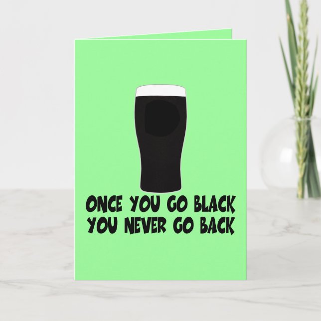 Tarjeta Irlandés chistoso (Anverso)