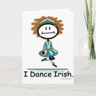 Tarjeta Irlandés de la danza