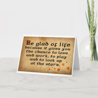 Tarjeta Irlandés diciendo