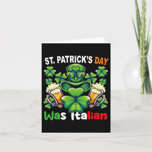Tarjeta Irlandés gracioso Día de los Santos Patrones Mujer