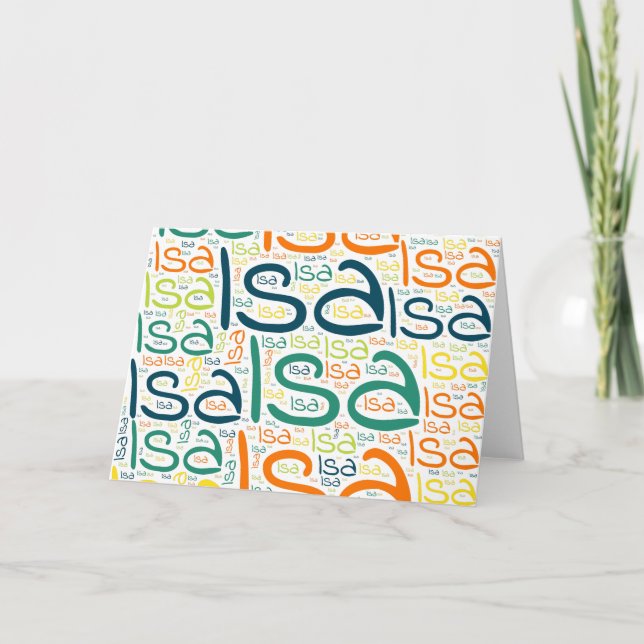 Tarjeta Isa (Anverso)