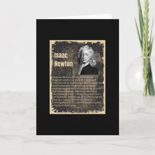 Tarjeta Isaac Newton