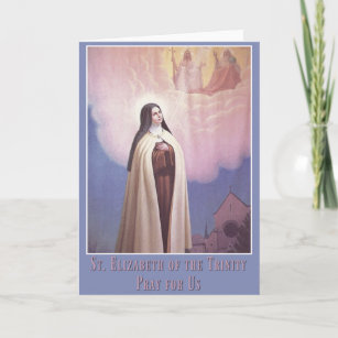 Tarjeta Isabel de la Trinidad, Carmelite Nun