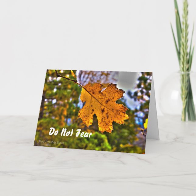 Tarjeta Isaiah 41:10 Alentamiento (Anverso)