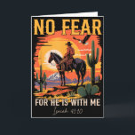 Tarjeta Isaiah 41_10 Versículo de la Biblia Vaquero Cristi<br><div class="desc">Isaiah 41_10 Versículo de la Biblia Vaquero Cristiano Occidental Jesús Hombres</div>