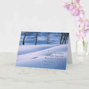 Tarjeta Isaías 1:18 Inspirador