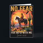 Tarjeta Isaías 41_10 Versículo de la Biblia Vaquero Cristi<br><div class="desc">Isaías 41_10 Versículo de la Biblia Vaquero Cristiano Occidental Jesús Hombres</div>