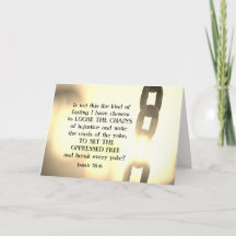 Isaías 58:6 Clase de ayuno que he elegido