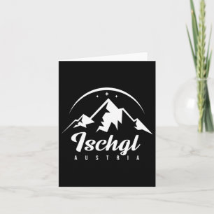 Tarjeta Ischgl Austria Ski Resort Esquí Snowboard Souv