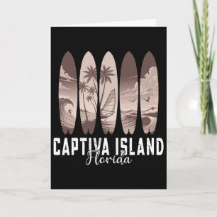Tarjeta Isla Captiva Florida Tabla de surf Hombres Mujeres