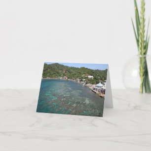 Tarjeta Isla Notecard de Roatan