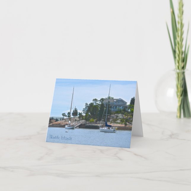 Tarjeta Isla Thimble Notecard (Anverso)