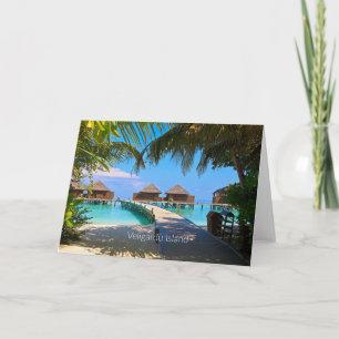 Tarjeta Isla Veligardu, Maldivas