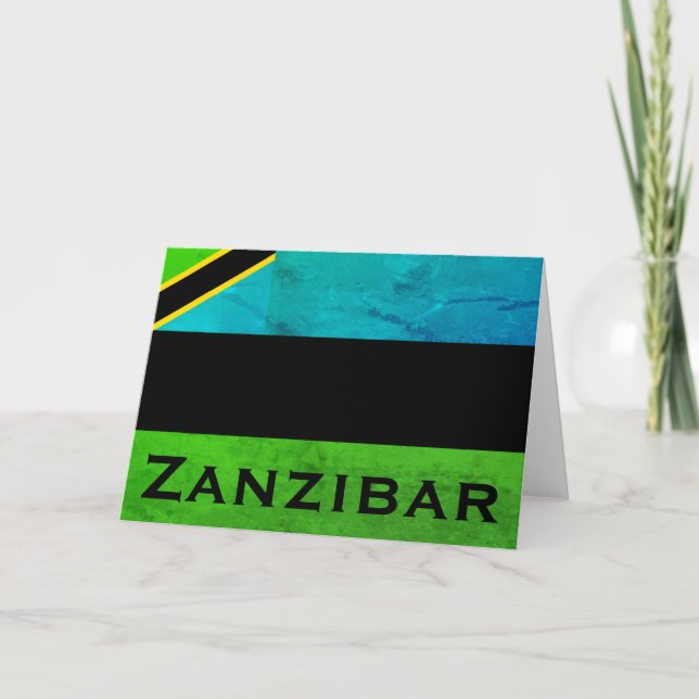 Tarjeta Isla Zanzíbar, Tanzania (Anverso)