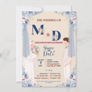 Tarjeta Islámica de Guardar la Fecha Personalizada