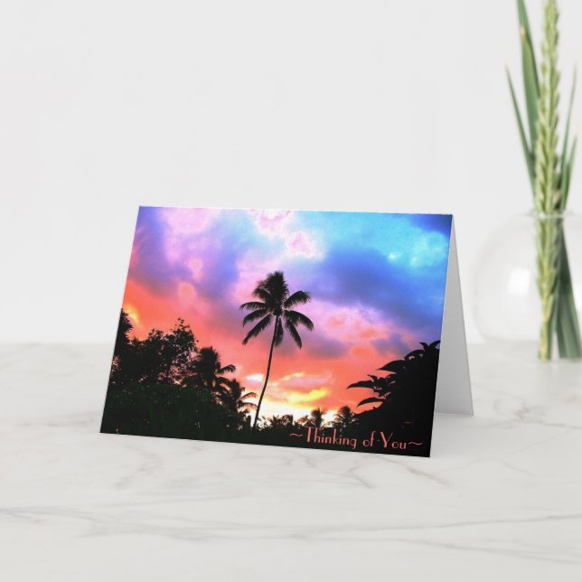 Tarjeta Island Sunset Card (Anverso)