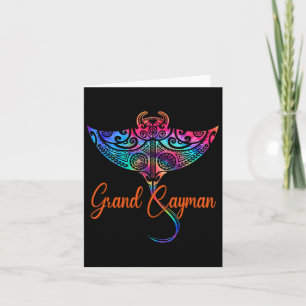 Tarjeta Islas Gran Caimán 2025 Familia Tribal Stingray V