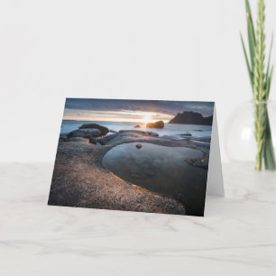 Tarjeta Islas Lofoten Midnight Sun